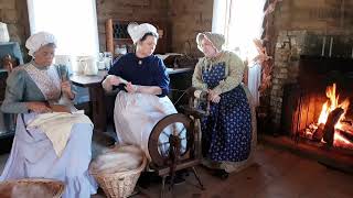 Spinning Wheel STEM on the 1850s Homestead