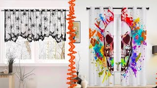 Ideas de CORTINAS de HALLOWEEN para una completa decoración terrorífica y no dejarte ni un detalle