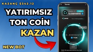 ÜCRETSİZ TON COİN MİNİNG TELEGRAM BOTU💰İNTERNETTEN PARA KAZANMA 2024 #ton