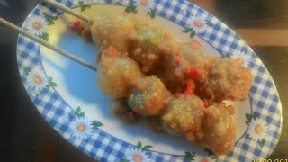 Cara membuat Resep Cilok Saus Kacang Istimewa