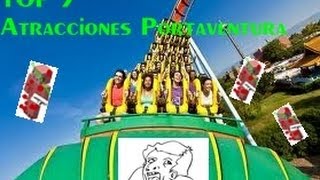 top 5 atracciones portaventura