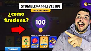 ✅TODO lo QUE DEBES SABER sobre EL STUMBLE PASS de 100 NIVELES / STUMBLE GUYS 0.68