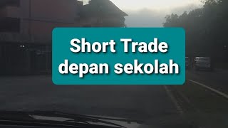 Scalp trade gold dalam Jurnal short trade di sesi asia awal pagi