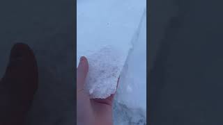 satisfying ice break #satisfying #crack #crunch #ice #snow @andpacker