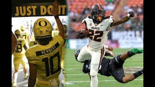 Canzano: Flying passes at Oregon and flying fists at Oregon State