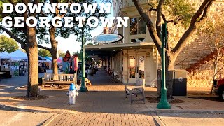 Downtown Georgetown || Walking Around Georgetown, Texas