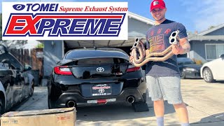 TOMEI UEL HEADERS INSTALL FOR THE GR86/BRZ!