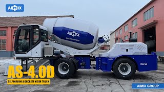 AS4 0D Self Loading Concrete Mixer Was Shipped To Antigua and Barbuda