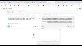 Messing with Google Translator