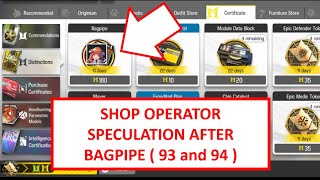 Next Cert Shop Operator Speculation 93 and 94 (After Bagpipe) | Arknights