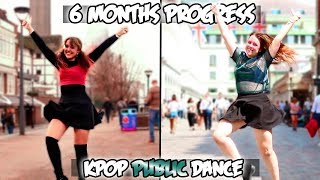 6 Months Kpop Dance Progress - Momoland in Public | London【Xina】