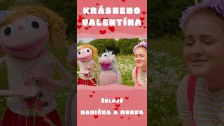 Hanička a Murko | Valentín | Pre deti | Valentine Day | #shorts