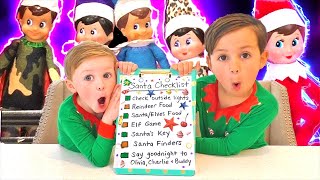 Santa Elf on the Shelf Checklist for Christmas 2021