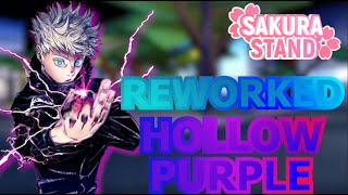 Sakura Stand | GOJO REWORKED HOLLOW PURPLE MAXIMUM