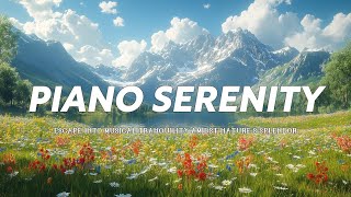 Relaxing Piano Music in Serene Mountain Landscape | Piano Music for Relaxation