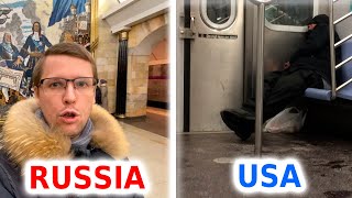 IN RUSSIAN SUBWAY: was Tucker Carlson right?