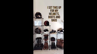 A better way to store my Biking Gear | Home Improvement | Youtube #Shorts