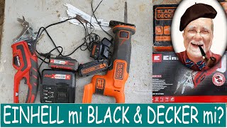 Tilki kuyruğu budama testeresi EINHELL mi BLACK & DECKER mı?