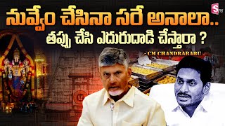 CM Chandrababu Fires on YS Jagan | నువ్వేం చేసినా సరే అనాలా..? | Tirupati Laddu Issue @sumantvstudio