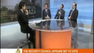 Ghaith al-Omari discussing Gaza war on Al Jazeera-January 7, 2009