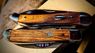 Two Wooden Gems: Rosecraft Rosewood French Broad and Case White Oak Mini Trapper Unboxing!