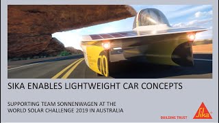 Sonnenwagen at World Solar Challenge 2019