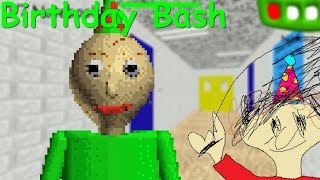 Playing Baldi's Basics 1 Year Birthday Bash