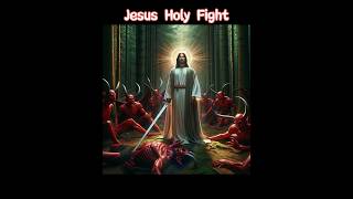 Jesus’s Holy Fight #demon #couple  #ai