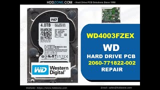 WD4003FZEX WD HDD PCB Repair 2060-771822-002