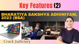 🧐Key Features (2) of Bhartiya Sakshya Adhiniyam, 2023 | Oral, Secondary, & Electronic Evidence | LAW