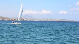 Seafarer Holidays Presents, High Wind Action at Kefalos Beach Club