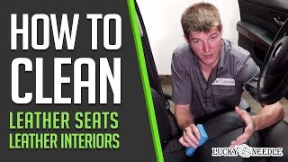 How to clean leather Seats / Leather interiors | Automotive upholstery