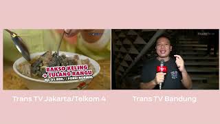 Multifeed Comparison Trans TV pada saat Adzan Maghrib (17/1/2024)