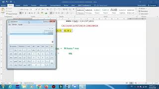 6 VIDEO 2 - CALCULO POTENCIA CONSUMIDA