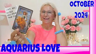 AQUARIUS OCTOBER 2024 GET READY FOR REAL BIG WILD LOVE ONLY ONCE IN LIFETIME! Aquarius Tarot Reading