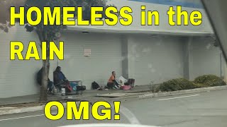 HOMELESS in the RAIN what do they do?