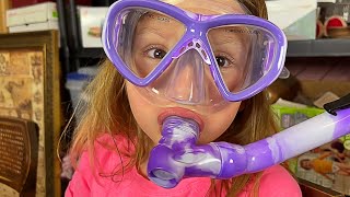 Kids Snorkel Dry Top Snorkeling Set Review