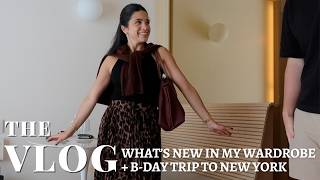 WHAT'S NEW IN MY WARDROBE + B-DAY TRIP TO NEW YORK | VLOG S5:E289| Samantha Guerrero