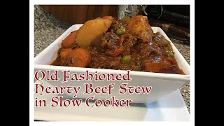 Episode 95 - WHAT’S FOR DINNER ⎜OLD FASHIONED HEARTY BEEF STEW IN SLOW COOKER ⎜ EVERYTHING PAULETTE