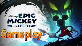 Disney Epic Mickey Rebrushed Gameplay Demo | PC Ultra 60 Fps