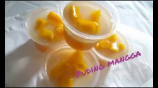 Cara Membuat Resep Puding Lapis Mangga