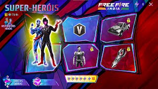 Super Heroes Event Interface Free Fire | Super Heroes Event Free Fire | FF New Event Today