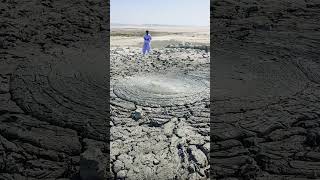 IRAN - Incredible Mud Volcano Balochistan, The Extraordinary Eruption of Mud, Volcanic Mud Spring