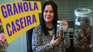 GRANOLA CASEIRA SEM AÇÚCAR para deinchar