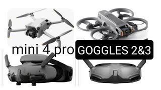 DJI AVATA 2 / MINI 4 PRO - GOGGLES 3 / GOGGLES 2 / INTEGRA / RC MOTION 2 Motion 3 - ALL COMPATABLE