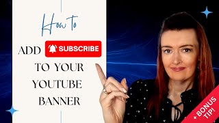 🌟How to EASILY add the SUBSCRIBE button to your YouTube banner - +BONUS tip!