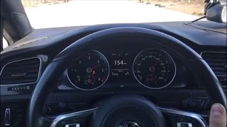 Golf 7 GTD (184hp) Acceleration (0-150kmh)   (1080p)