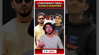 Carryminati Troll Maxtern and Elvish Yadav Controversy 🤣 #elvishyadav #shorts #carryminati