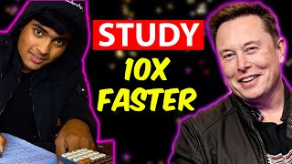 How I study for exams ( Elon Musk's Strategy)