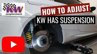 Adjusting KW HAS Suspension | BMW M3